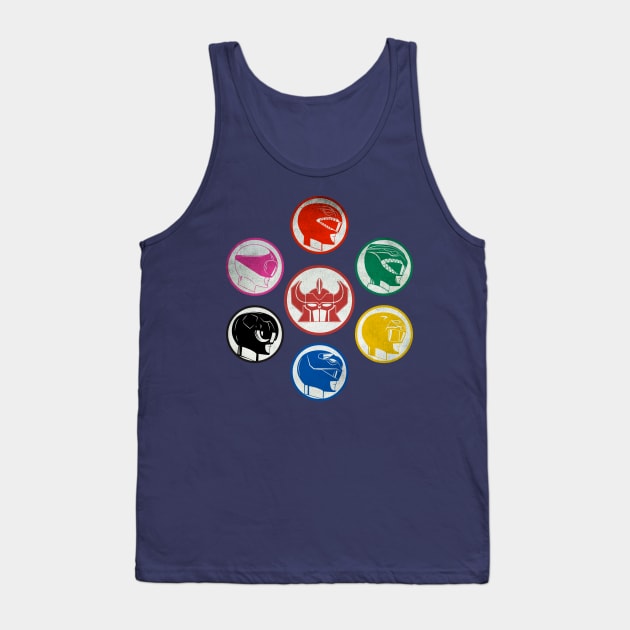 Power Rangers Tank Top by creativespero